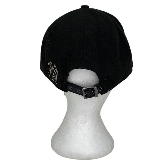 New York Yankees Baseball Cap Black Gold Adjustable Size Medium - Large M - L - Picture 7 of 12